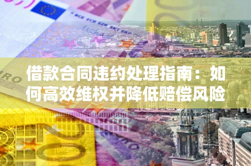 北京借款合同违约处理指南：如何高效维权并降低赔偿风险？