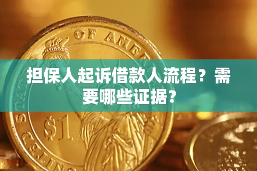 北京担保人起诉借款人流程？需要哪些证据？